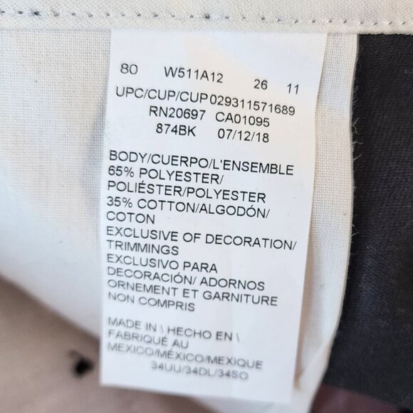 NWT Dickies 874 Original Fit Straight Leg Black Canvas Pants Mens 34UU 34X37 - Picture 6 of 10